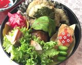 鶏ミンチ大葉焼き 春夏秋冬弁当作り方6写真