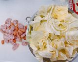 ☆キャベツとウインナーのコンソメパスタ☆作り方1写真