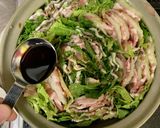 お餅大好き！柚子香る豚バラと白菜みぞれ鍋作り方5写真