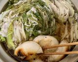 お餅大好き！柚子香る豚バラと白菜みぞれ鍋作り方6写真