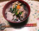 漁師飯❔ハマチ(ブリ)のアラの味噌鍋☺⛄作り方11写真