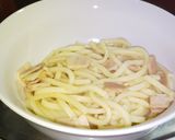 冷凍うどんで和風ペペロンチーノ作り方4写真