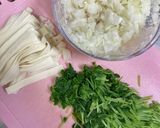 豆苗の包まない焼売作り方1写真