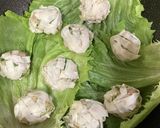 豆苗の包まない焼売作り方4写真