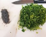 かぶの葉と塩昆布のふりかけ作り方1写真