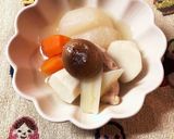 圧力鍋で2品♡鶏モモと大根の煮物&汁物作り方6写真