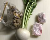 カブと豚バラ炒め作り方1写真