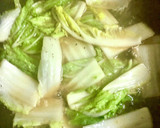 簡単に♪白菜とカニカマの卵とじ中華餡掛け作り方6写真