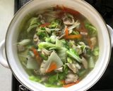 塩ラーメン風鍋作り方3写真