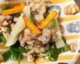 ペペロン風炒め味豚こま大根青椒肉絲風作り方16写真