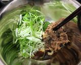 【簡単】水菜とサバ缶の韓国風サラダ作り方3写真