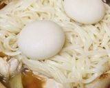 鍋の素●鶏肉と海苔＆餅の寄せ鍋作り方3写真