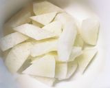 レンジ肉なし根菜甘辛スッキリ炒め味サラダ作り方1写真