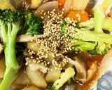レンジ肉なし根菜甘辛スッキリ炒め味サラダ作り方16写真