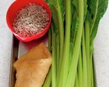 小松菜とジャコのサッと煮作り方1写真