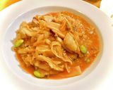 残り物！トマト煮の進化系② タロの弁当作り方1写真