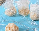 レンジでつくる牡蠣だし醤油の餡で蓮根饅頭作り方2写真