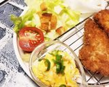 豚カツ&ポテト&トリュフベビチーサラダ♡作り方5写真
