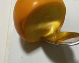 柿とかまぼこの白あえ　柿ボックス入れ作り方1写真