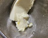 柿とかまぼこの白あえ　柿ボックス入れ作り方6写真