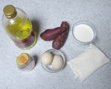 HMで簡単さつまいもケーキ♪(炊飯器）作り方1写真