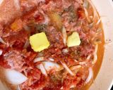 トマトの煮込みハンバーグ作り方8写真