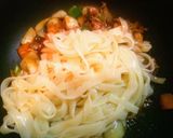 韓国風 ピリ辛プルコギ焼ききしめん作り方7写真