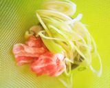 シビ辛豚バラ葱ぽんず作り方1写真