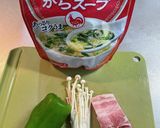 ピーマン・えのき・ベーコンの時短炒め作り方1写真