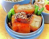 厚揚げのベーコン巻き^_^タロの弁当69作り方2写真