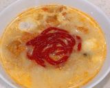 余ったチキンライスで、オムライスープご飯作り方5写真