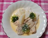 簡単シュクメルリ風チキンのクリーム煮作り方13写真