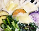 クリーミー洋風チーズフォンデュ鍋のスープ作り方12写真