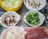 長芋ときのこのひき肉入り味噌汁作り方4写真