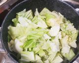 長芋ときのこのひき肉入り味噌汁作り方10写真