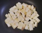 長芋ときのこのひき肉入り味噌汁作り方16写真