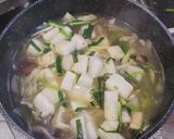 長芋ときのこのひき肉入り味噌汁作り方19写真