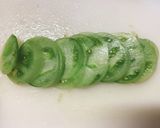 模索中…青トマトのドレッシング作り方1写真