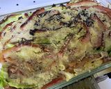 キャベツとベーコンのミルフィーユ焼き作り方4写真