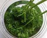 50℃洗い☘️映える我が家の冷凍パセリ作り方1写真