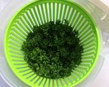 50℃洗い☘️映える我が家の冷凍パセリ作り方4写真