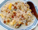 ささっと10分！子供大好き納豆チャーハン作り方4写真