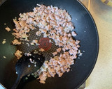 さつまいもとひき肉の生姜醤油炒め作り方4写真