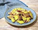 さつまいもとひき肉の生姜醤油炒め作り方7写真