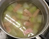 宮古島産の冬瓜汁作り方4写真