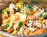 具沢山！食べる 味噌キムチスープ作り方4写真