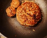 照り焼きチーズハンバーグ作り方6写真