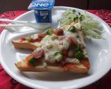 市販の食パンでピザトーストプレート♪作り方5写真