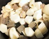 れんこんと里芋の味噌煮作り方6写真