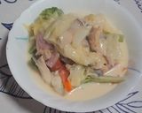冬野菜のクリームシチュー作り方5写真